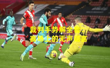 裁判手势解全套:赛场上的无声语言